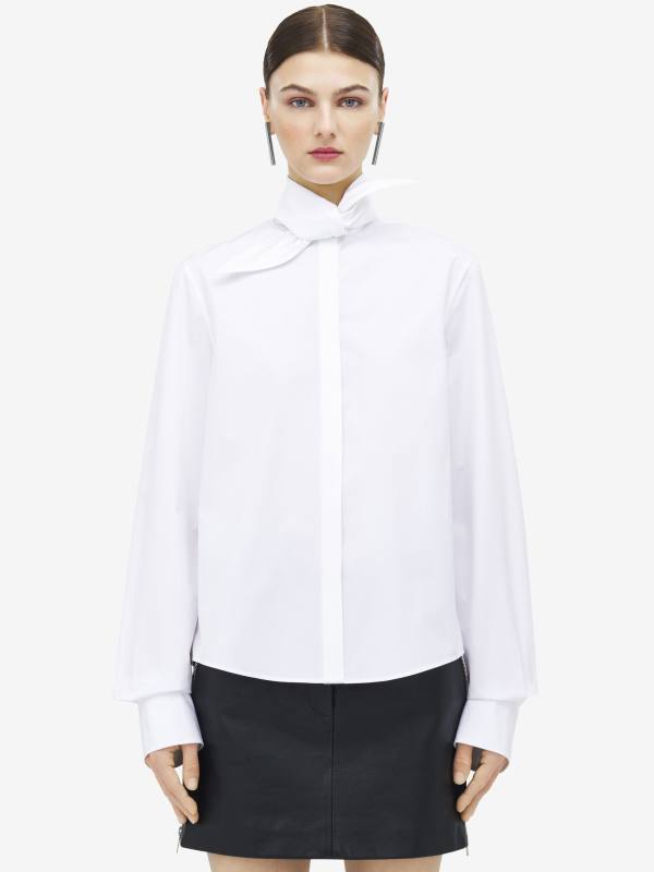 ALEXANDER MCQUEEN - Exploded Collar Shirt - Item 839069QAABT9000